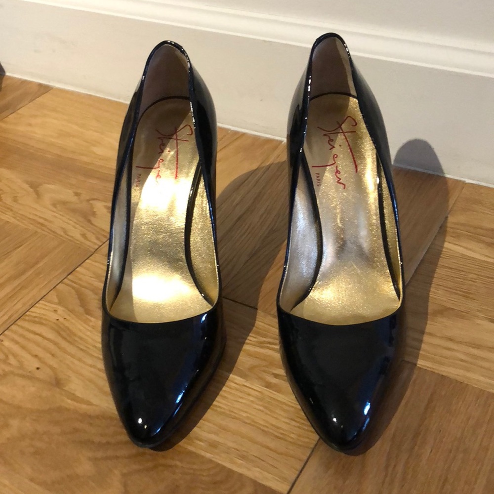Walter Steiger Black Patent Leather Shoe